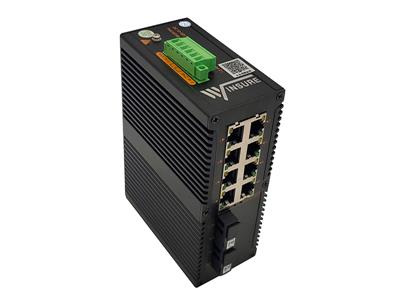wsCom3010P系列二光八電工業(yè)級POE交換機